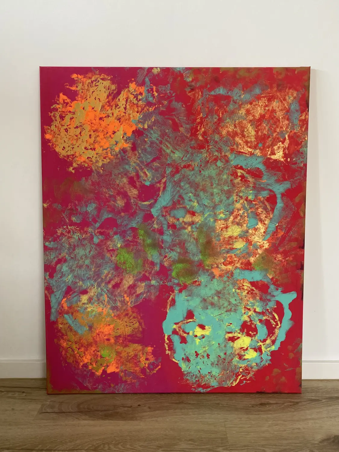 Farbenspiel - Sunstorm 80x100 von mb-art 