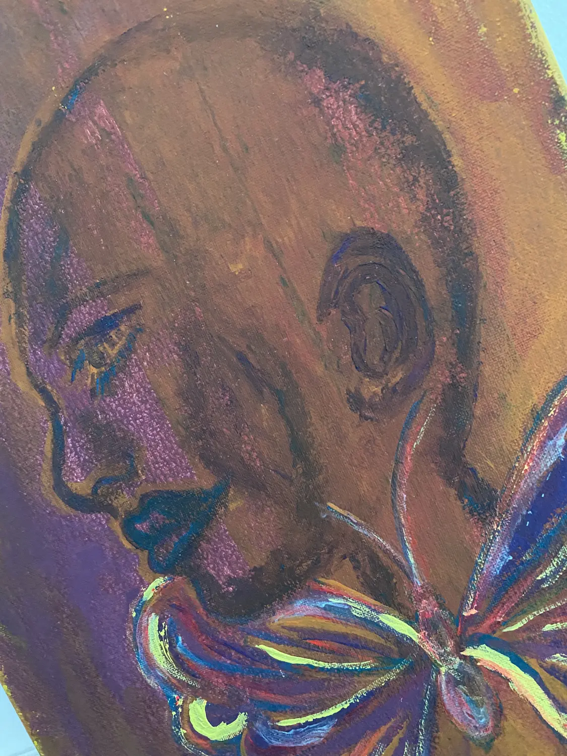 Farbenspiel - Impressive woman2_30x40 von mb-art 