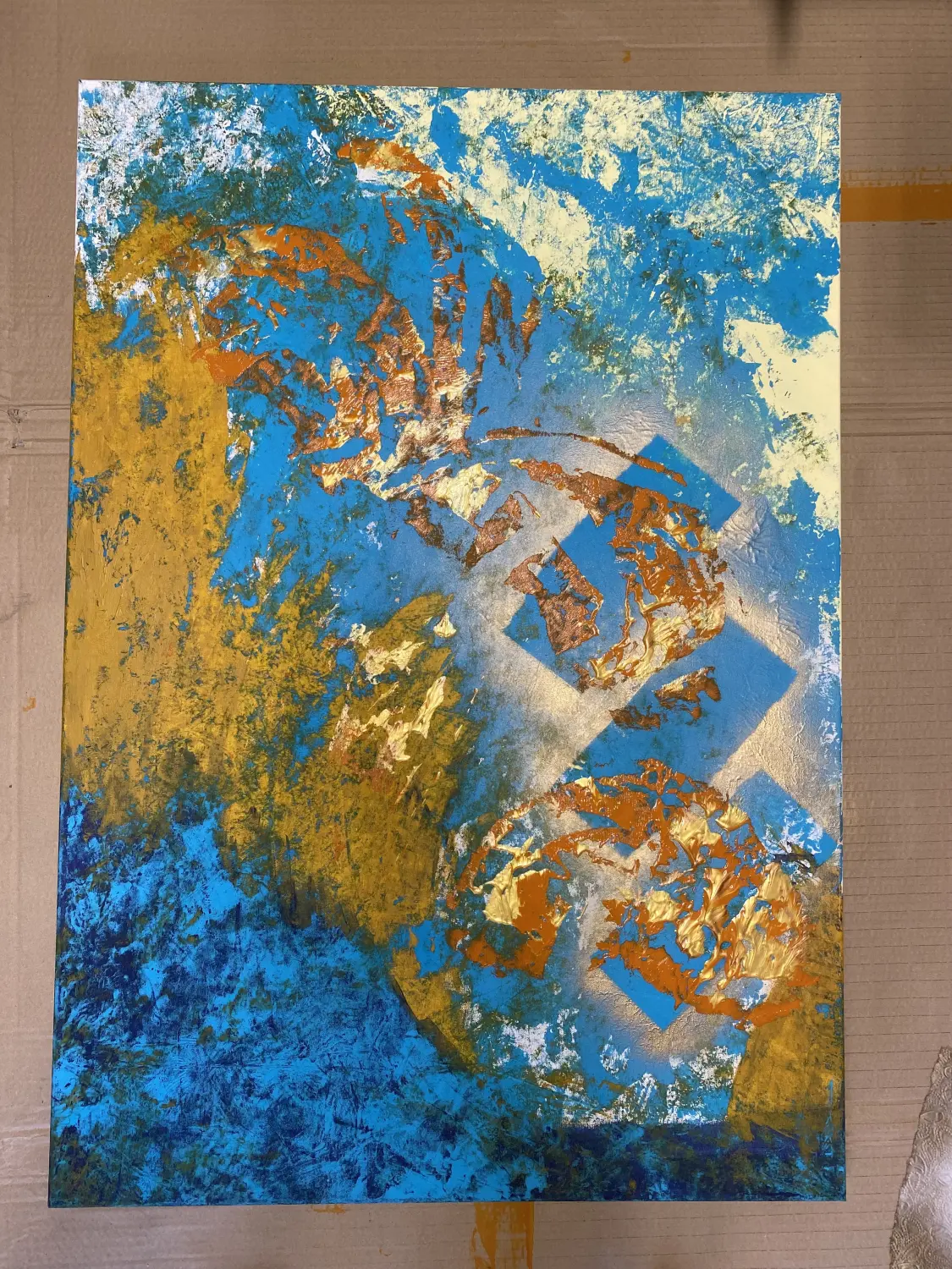 Farbenspiel - Marija_70x100_verkauft von mb-art 