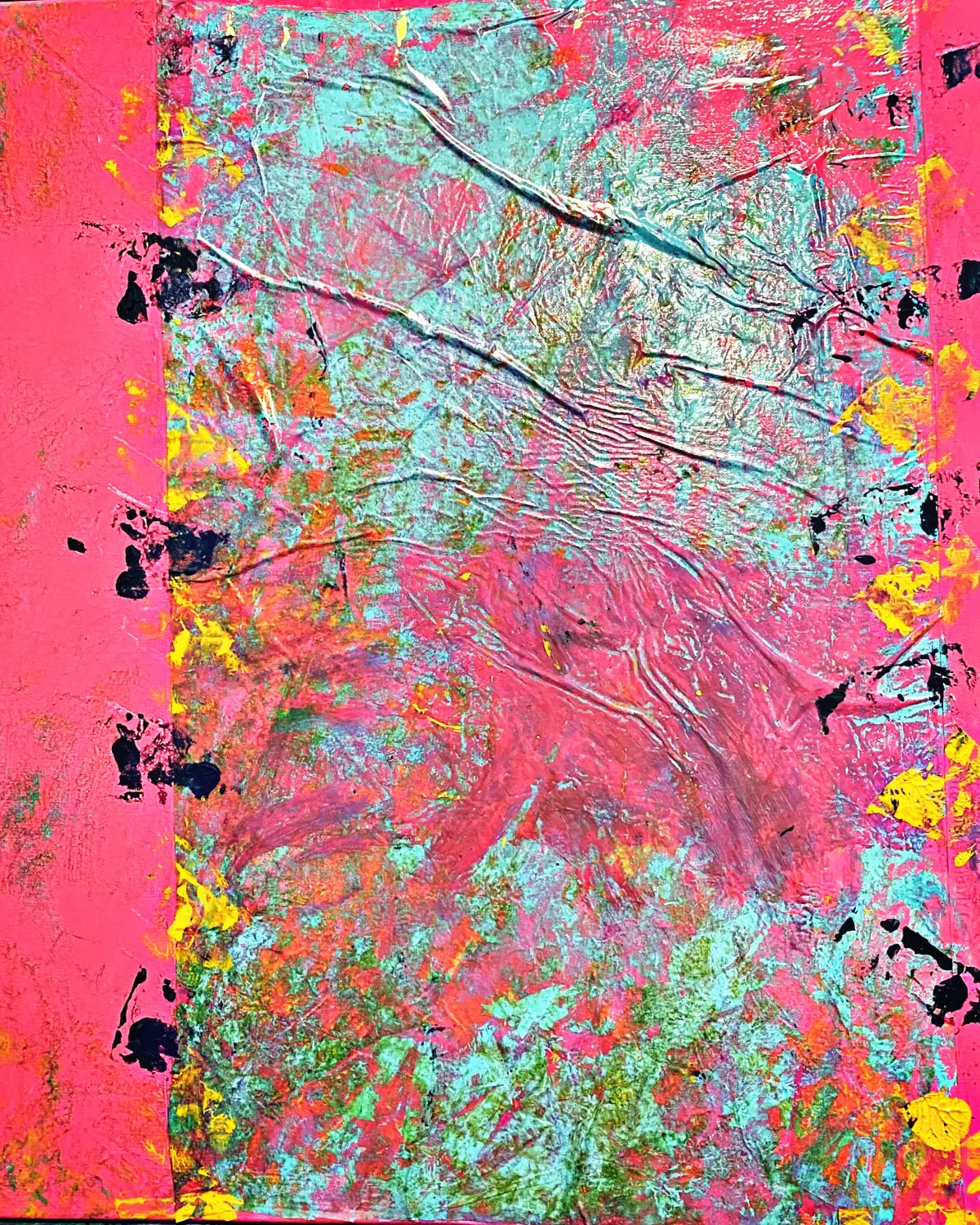 Materialvielfalt - Joie de vivre_70x70 von mb-art