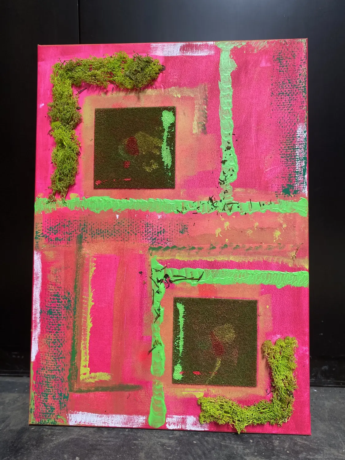 Materialvielfalt - Musgo fresco_50x70 von mb-art