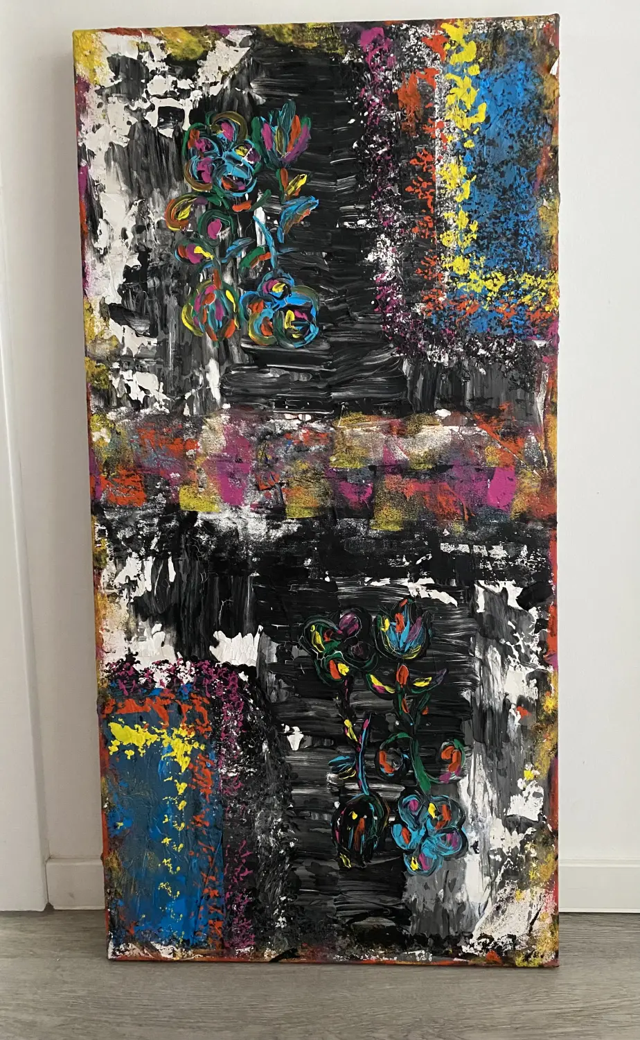 Materialvielfalt - Stylish_ 50x100x4 von mb-art