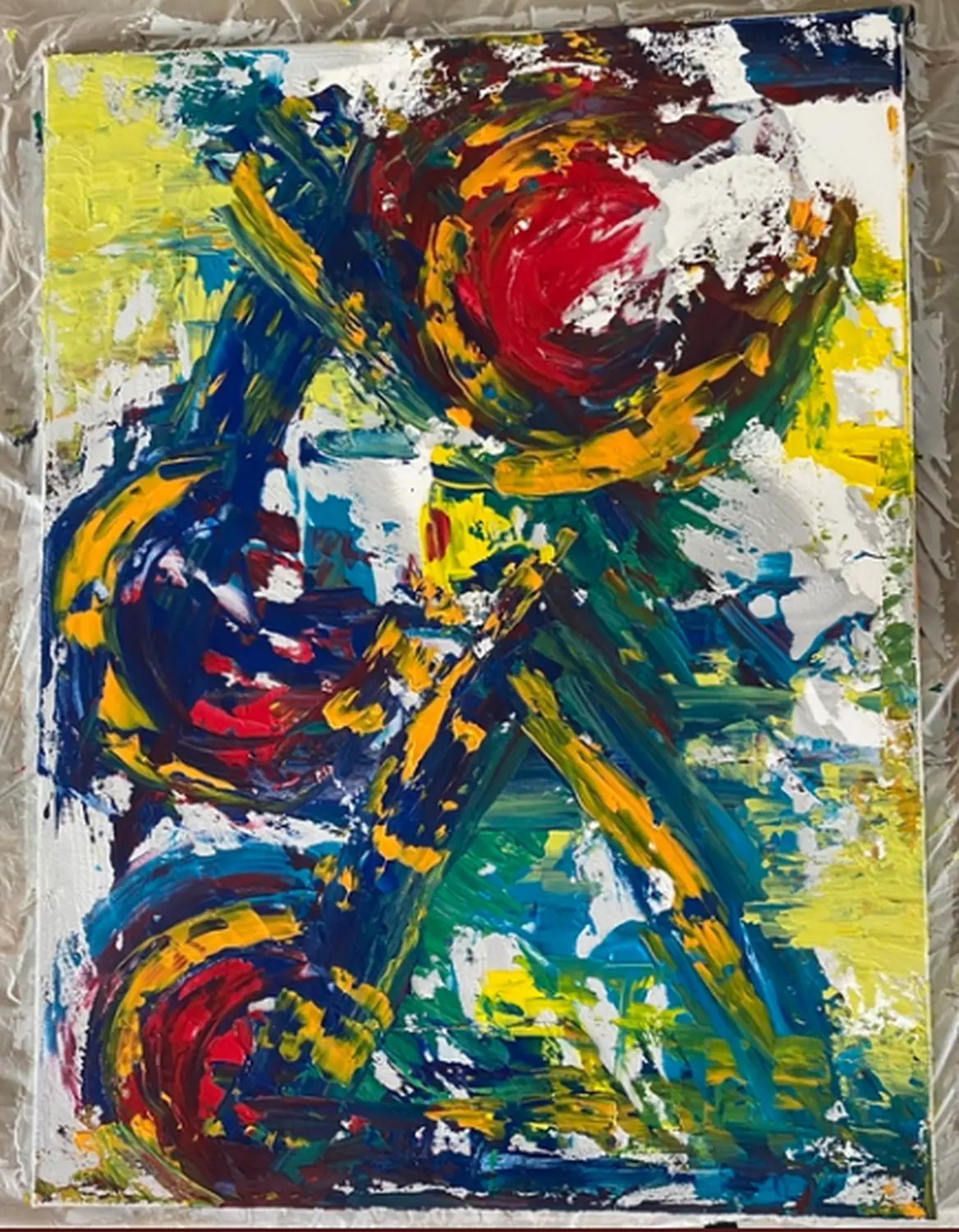 Farbenspiel - Sunstorm 80x100 von mb-art 